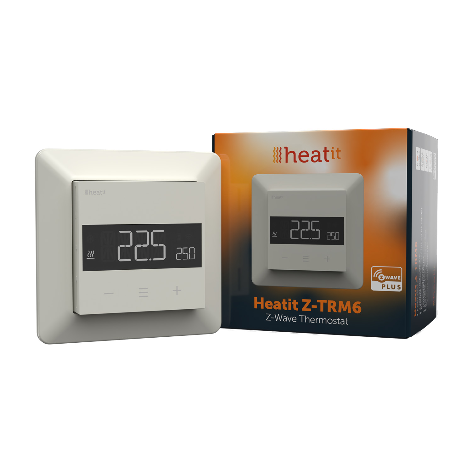 Heatit Z-TRM6 Thermostat Z-Wave 800er Serie (Weiß RAL 9010)