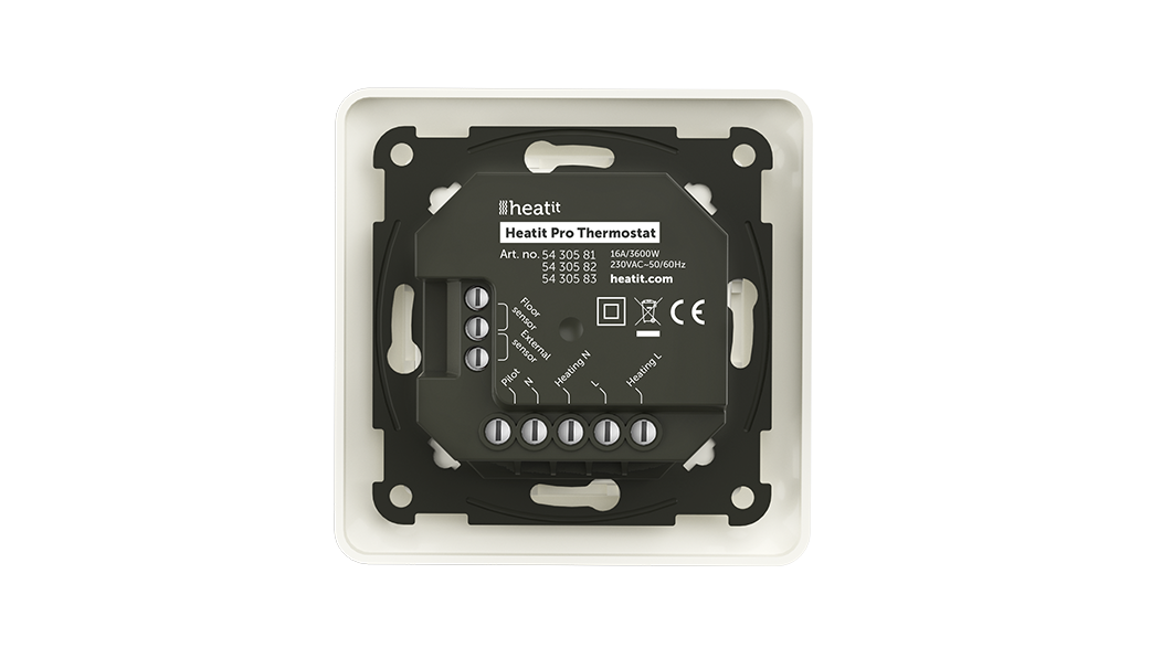 Heatit Pro Thermostat (Weiß RAL 9010)