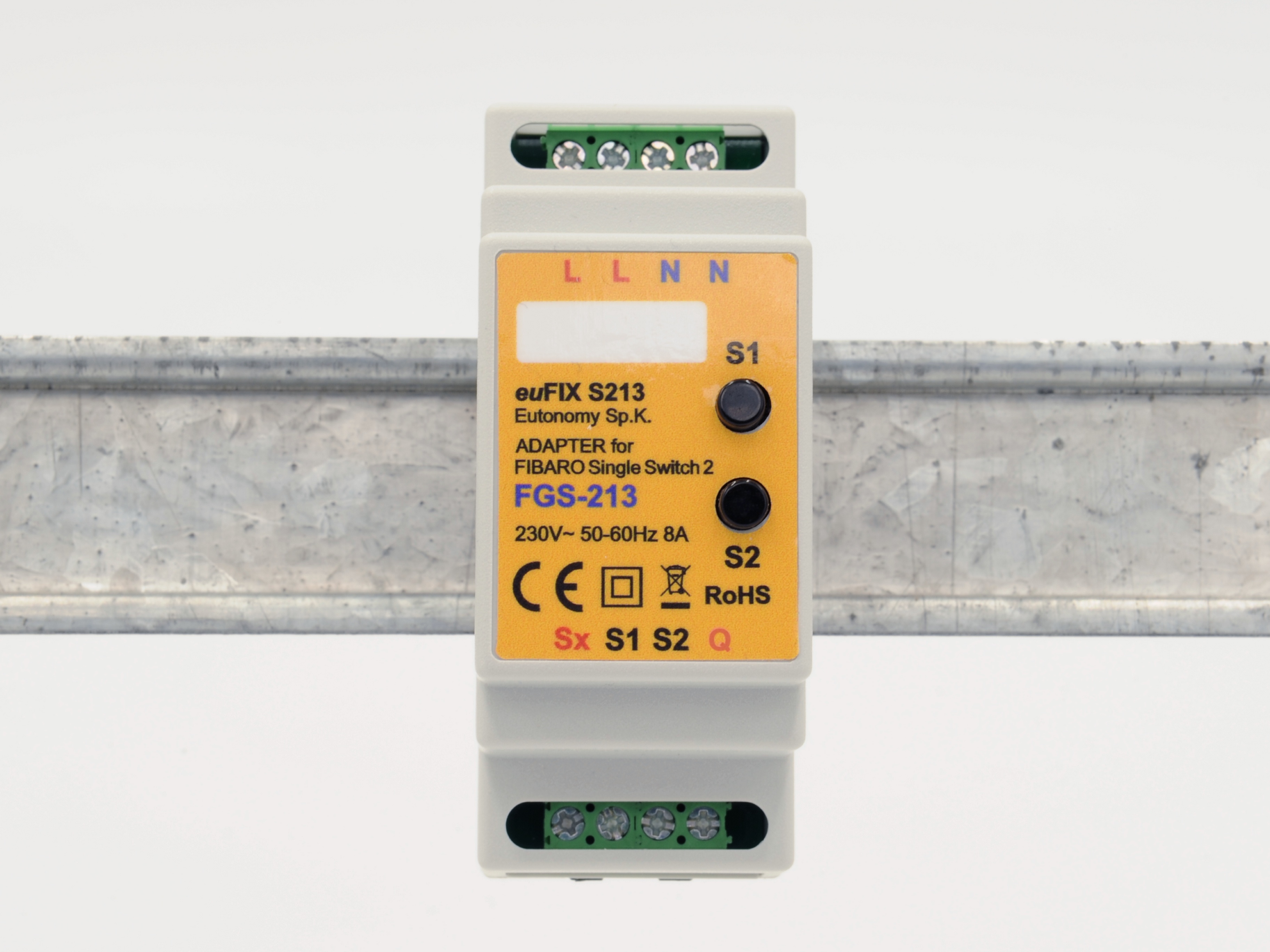 Eutonomy - euFix S213 DIN Adapter (mit Button)