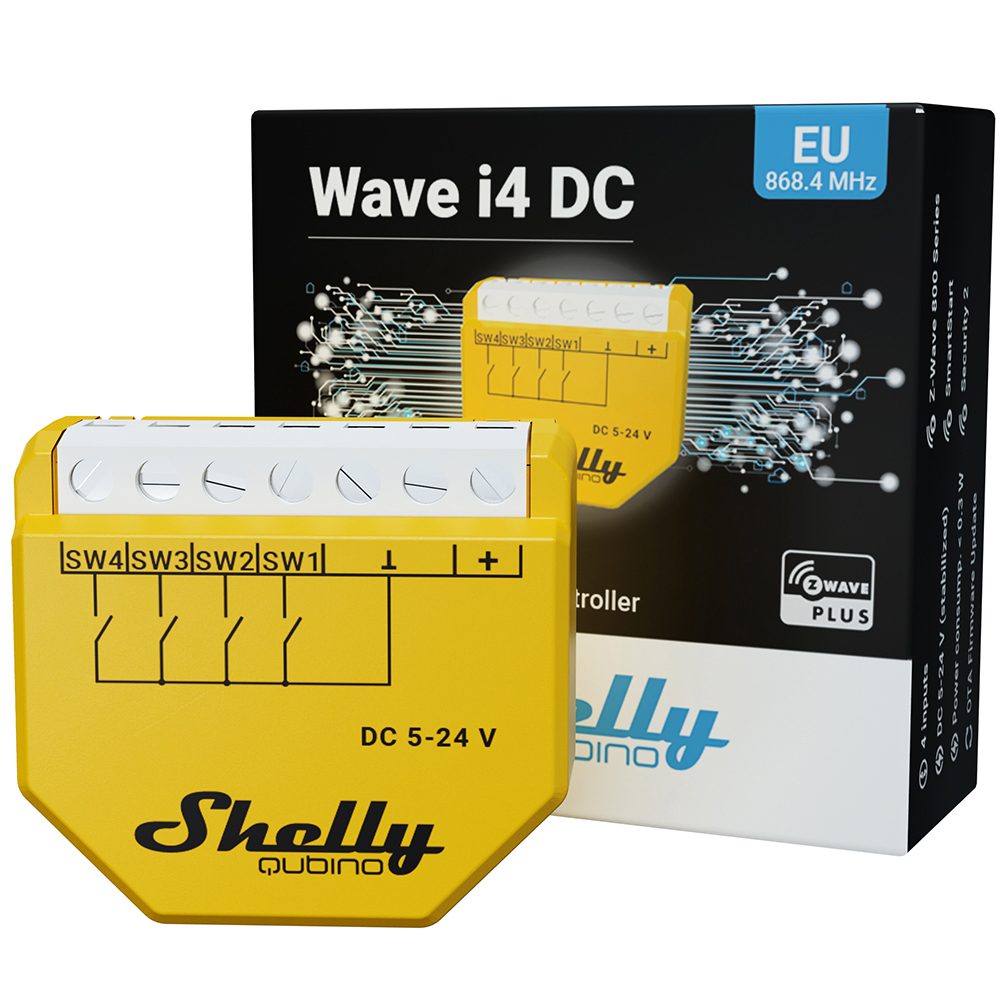 *** Shelly Qubino Wave i4 DC ***
