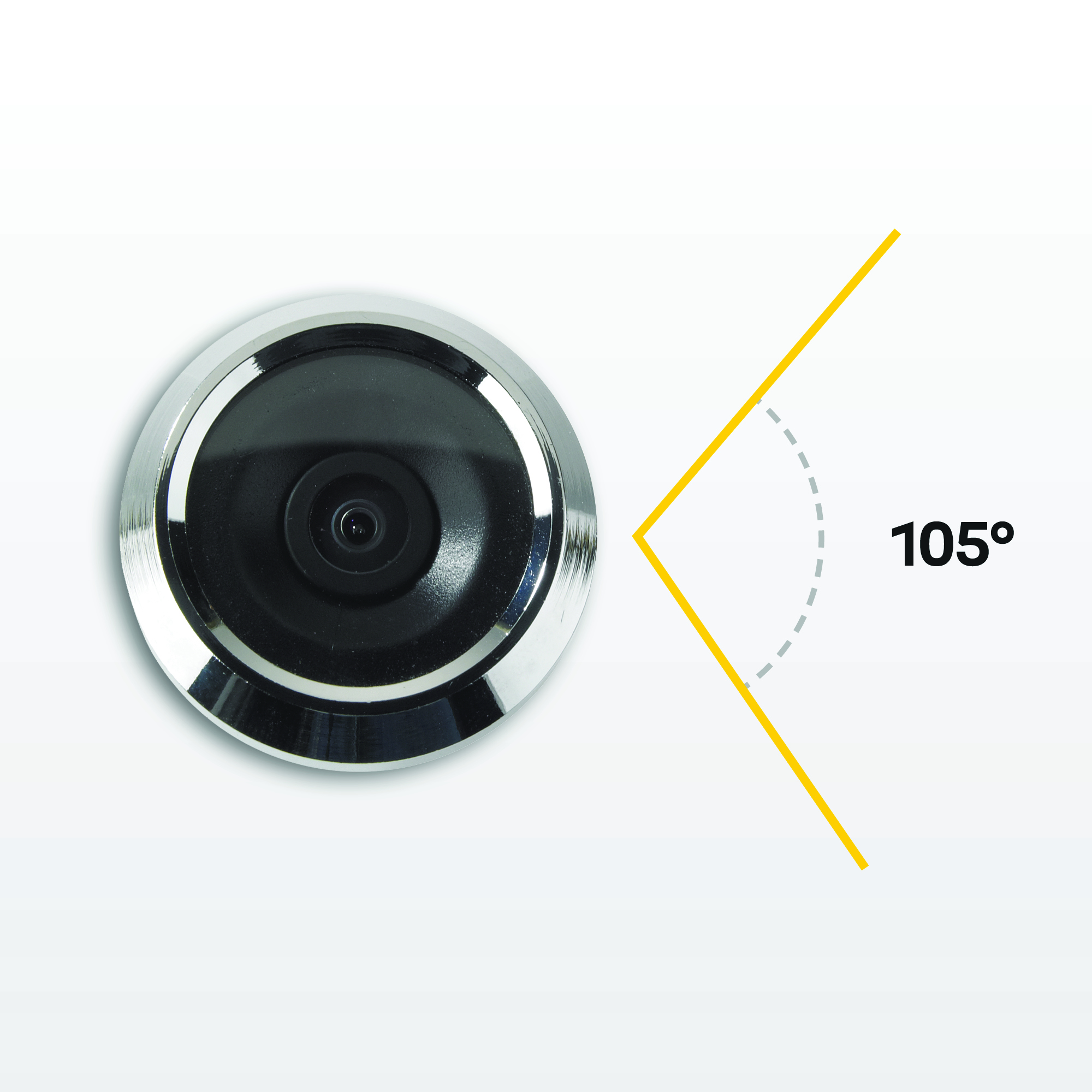 Yale Yale Digital Door Spy DDV 500, 3,2" Display (Schwarz)