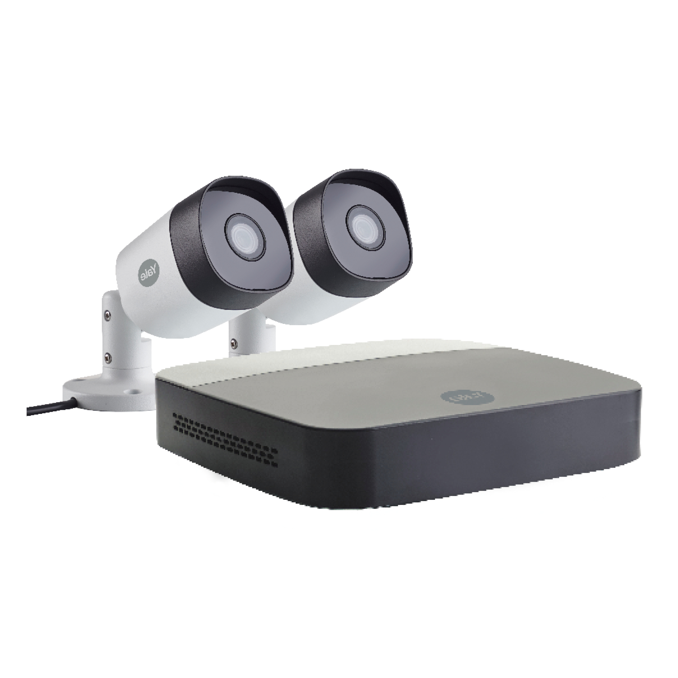Yale Smart Home CCTV Kit mit 2 Full HD Outdoor Cameras (Weiß)