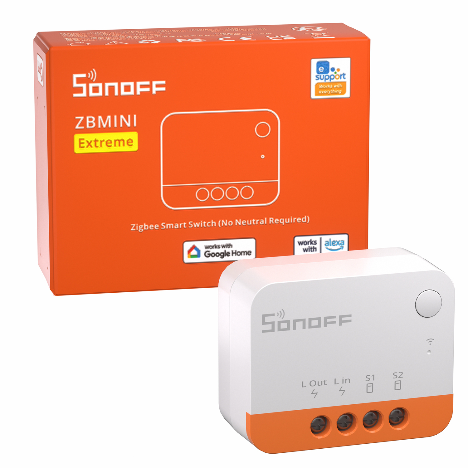 SONOFF MINI Extreme Smart Switch ohne Neutralleiter (Zigbee)