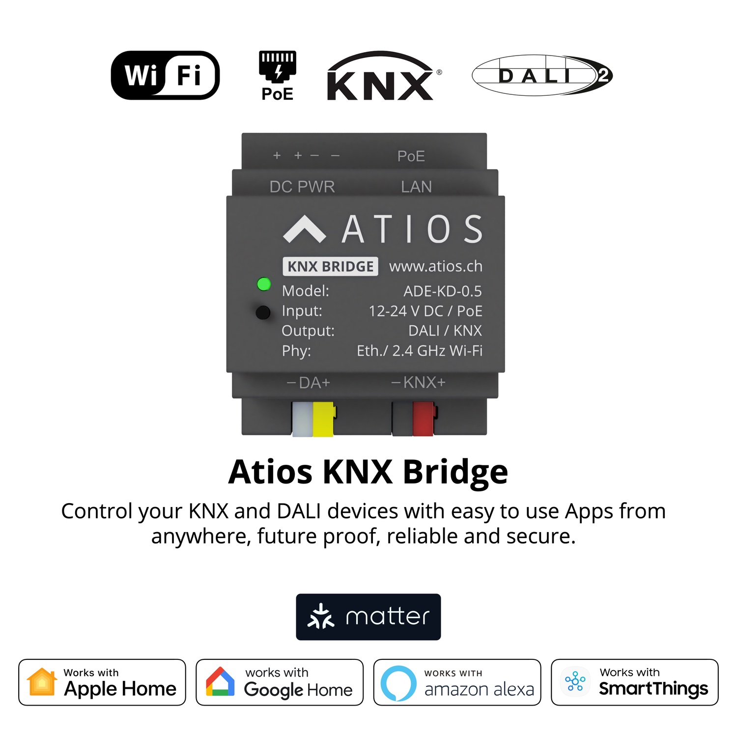 ATIOS KNX Bridge (Matter over LAN)
