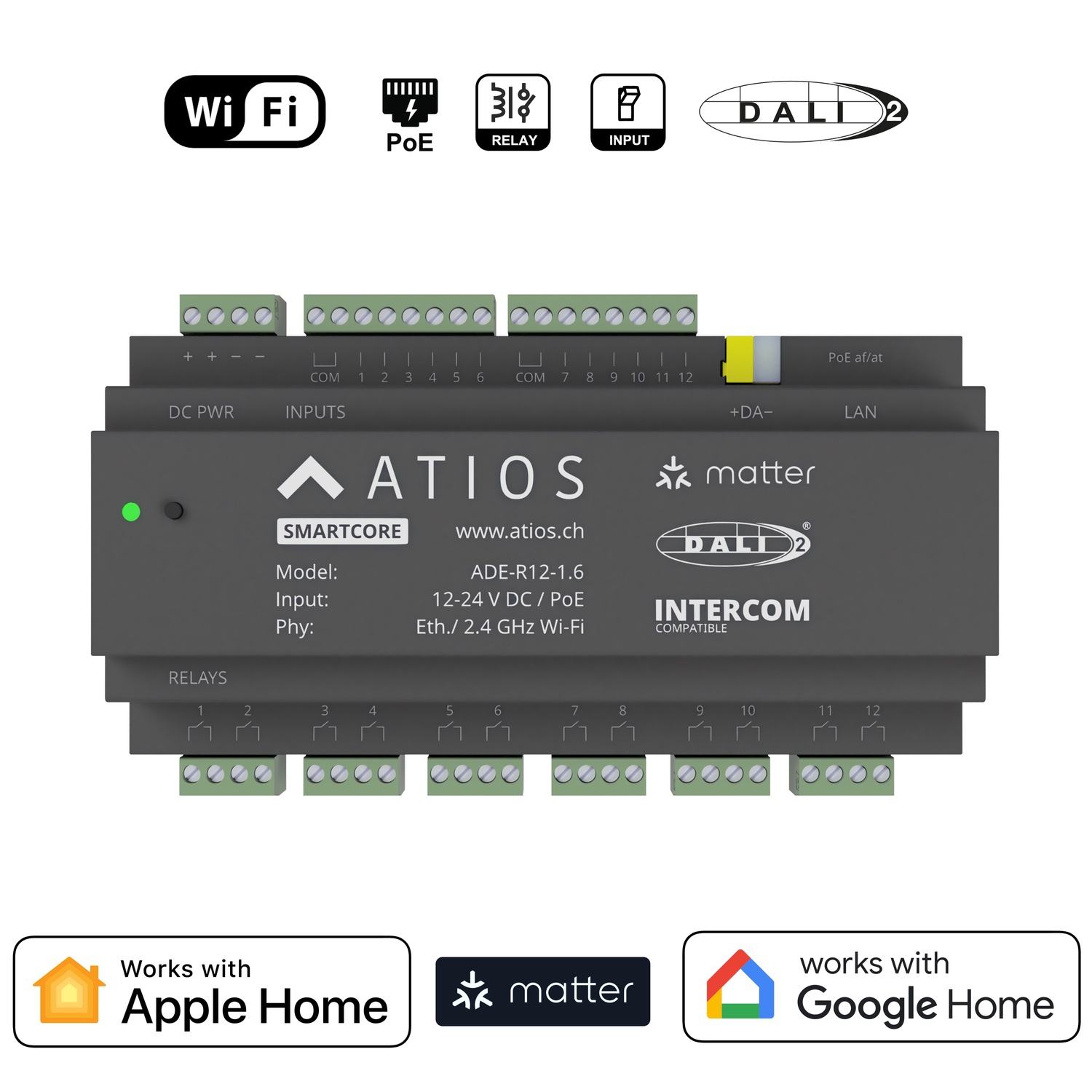 ATIOS SmartCore ADE-R12 (Matter over Lan)