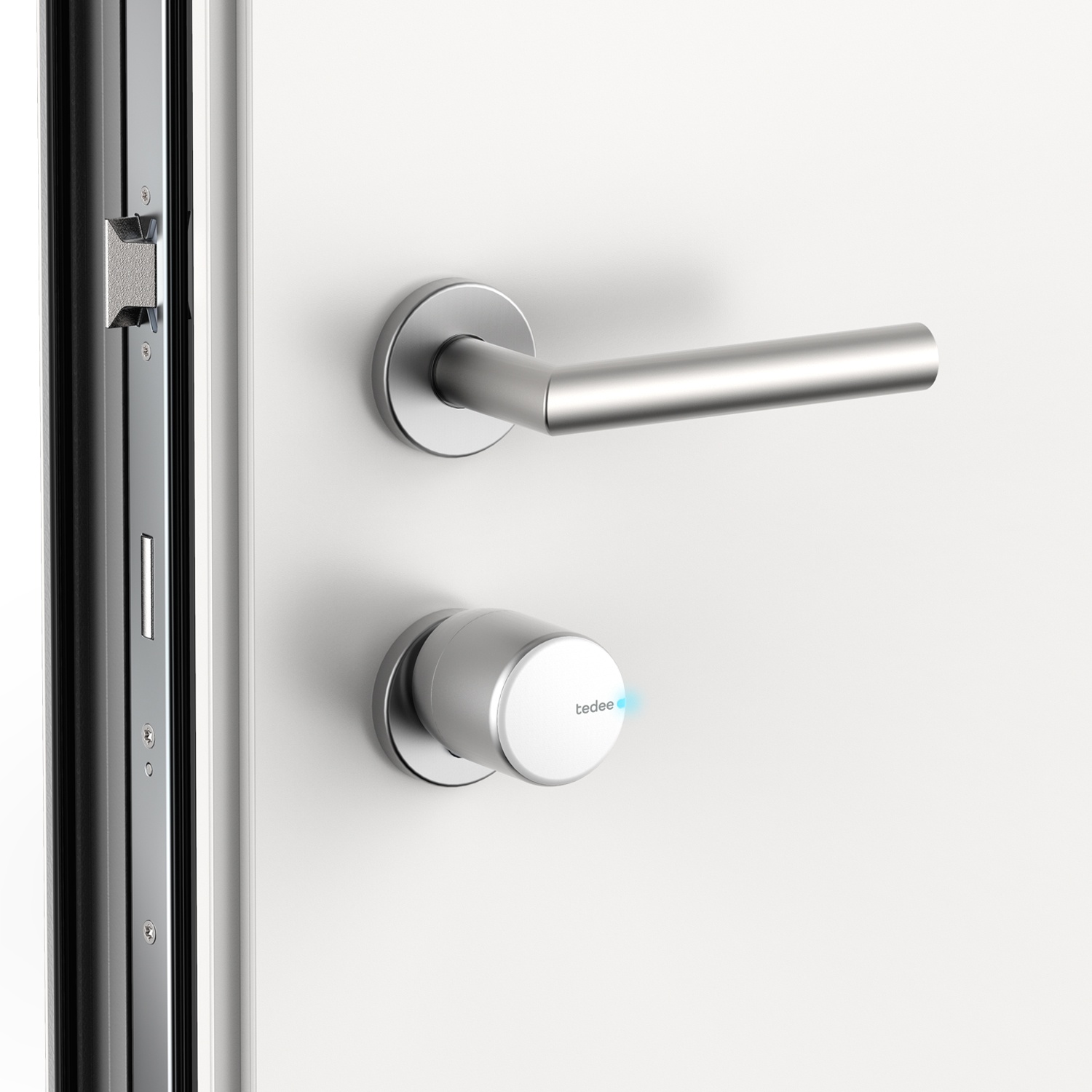 tedee Lock PRO Silber (Bluetooth, Matter over Thread)