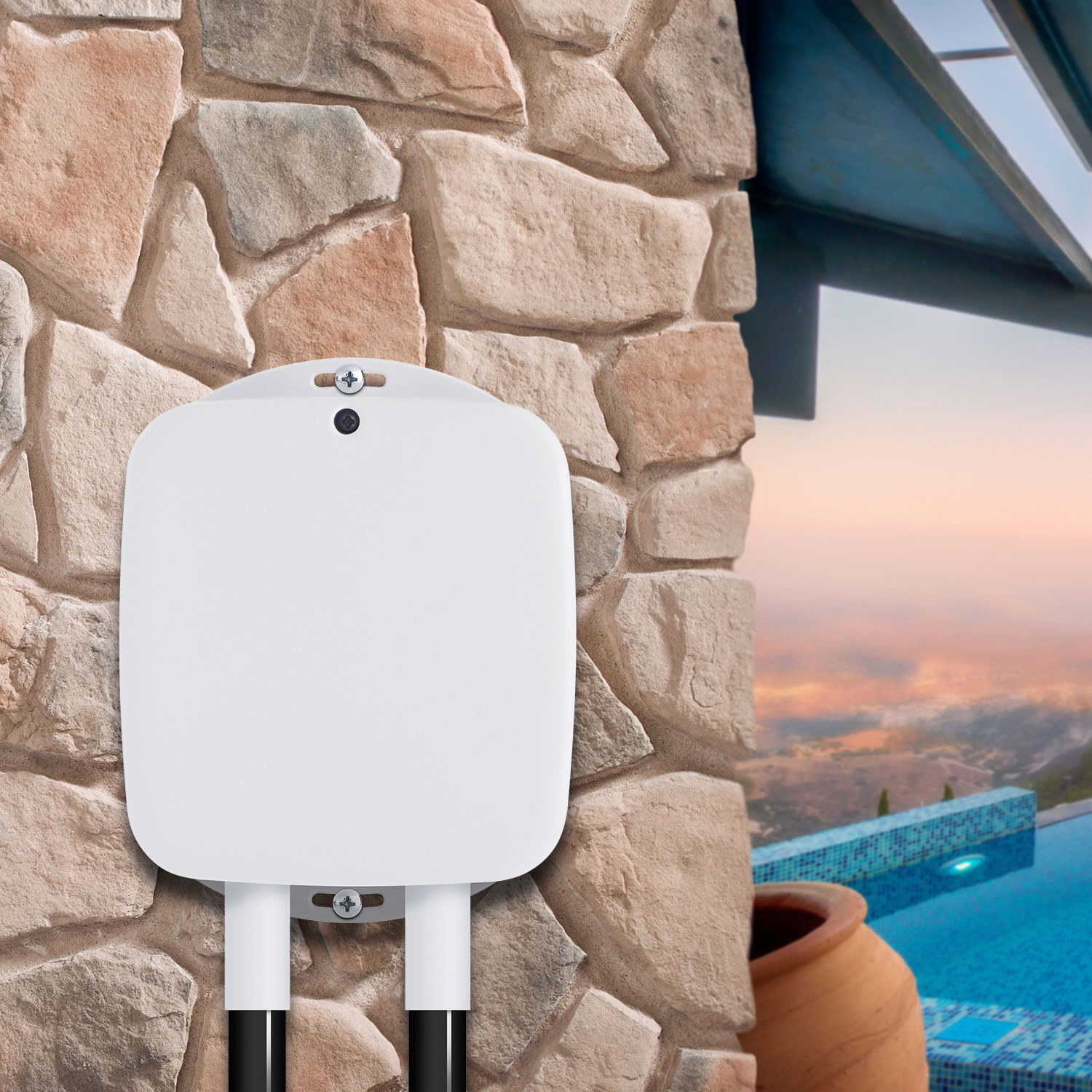 Aeotec Heavy Duty Outdoor Switch IP44 | Z-Wave Schalter für Innen- und Außenbereich bis 40A Energiemessfunktion