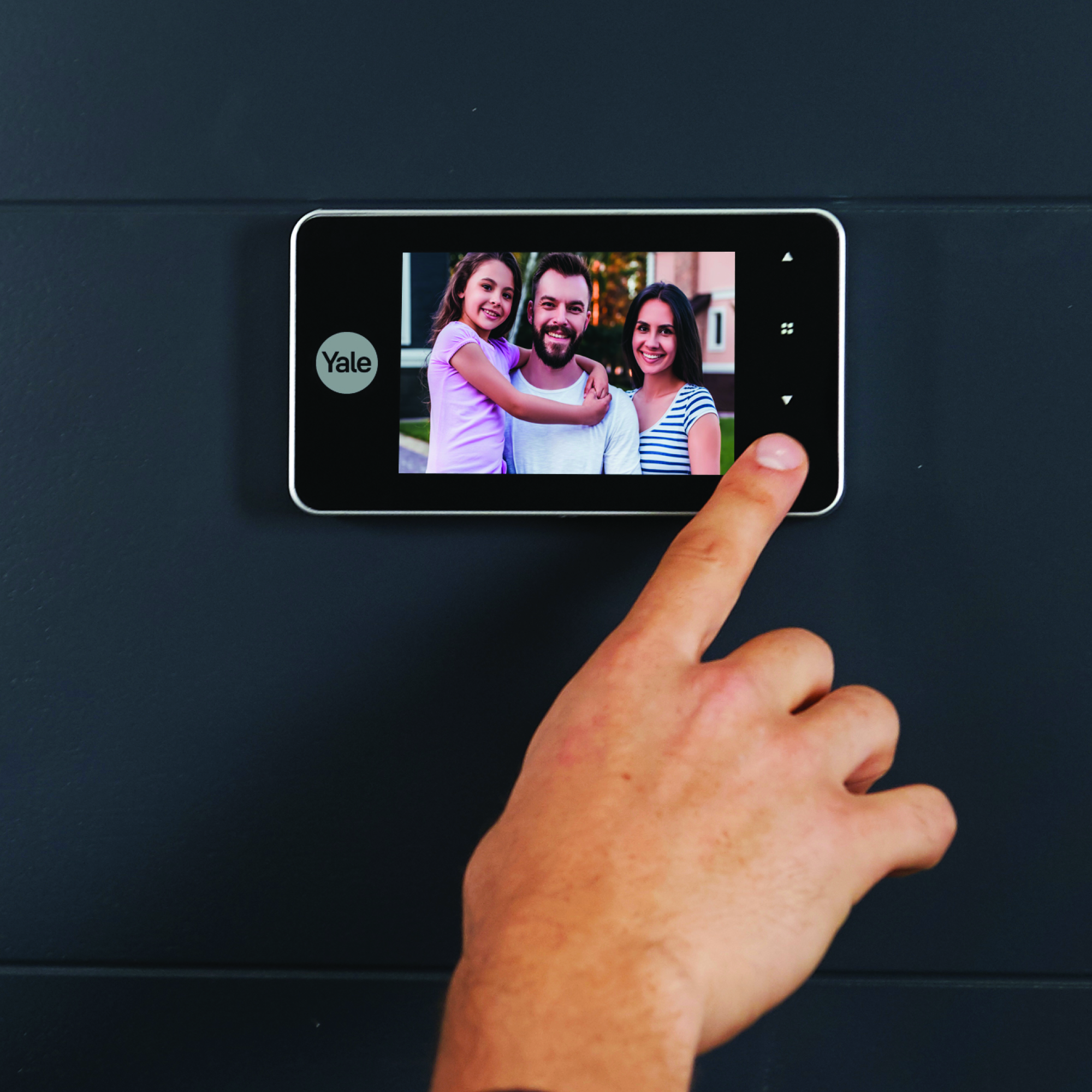Yale Yale Digital Door Spy DDV 4500, 4" Display (Silber) mit Doorbell & Night Vision