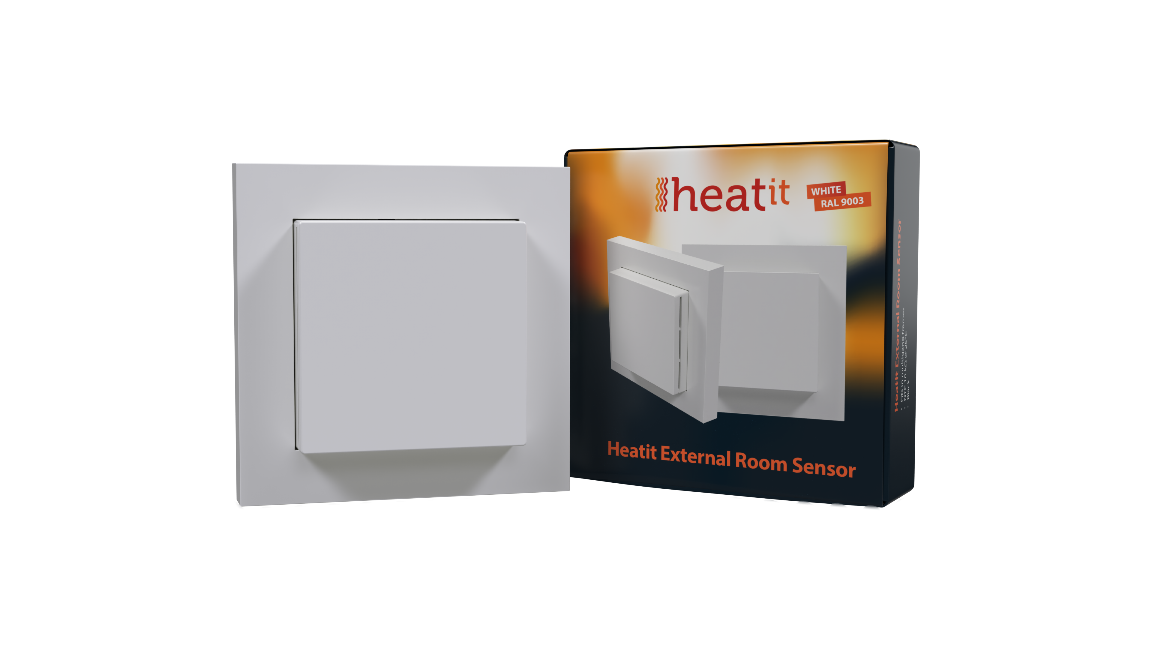 Heatit External Room Sensor (Weiß RAL 9003)