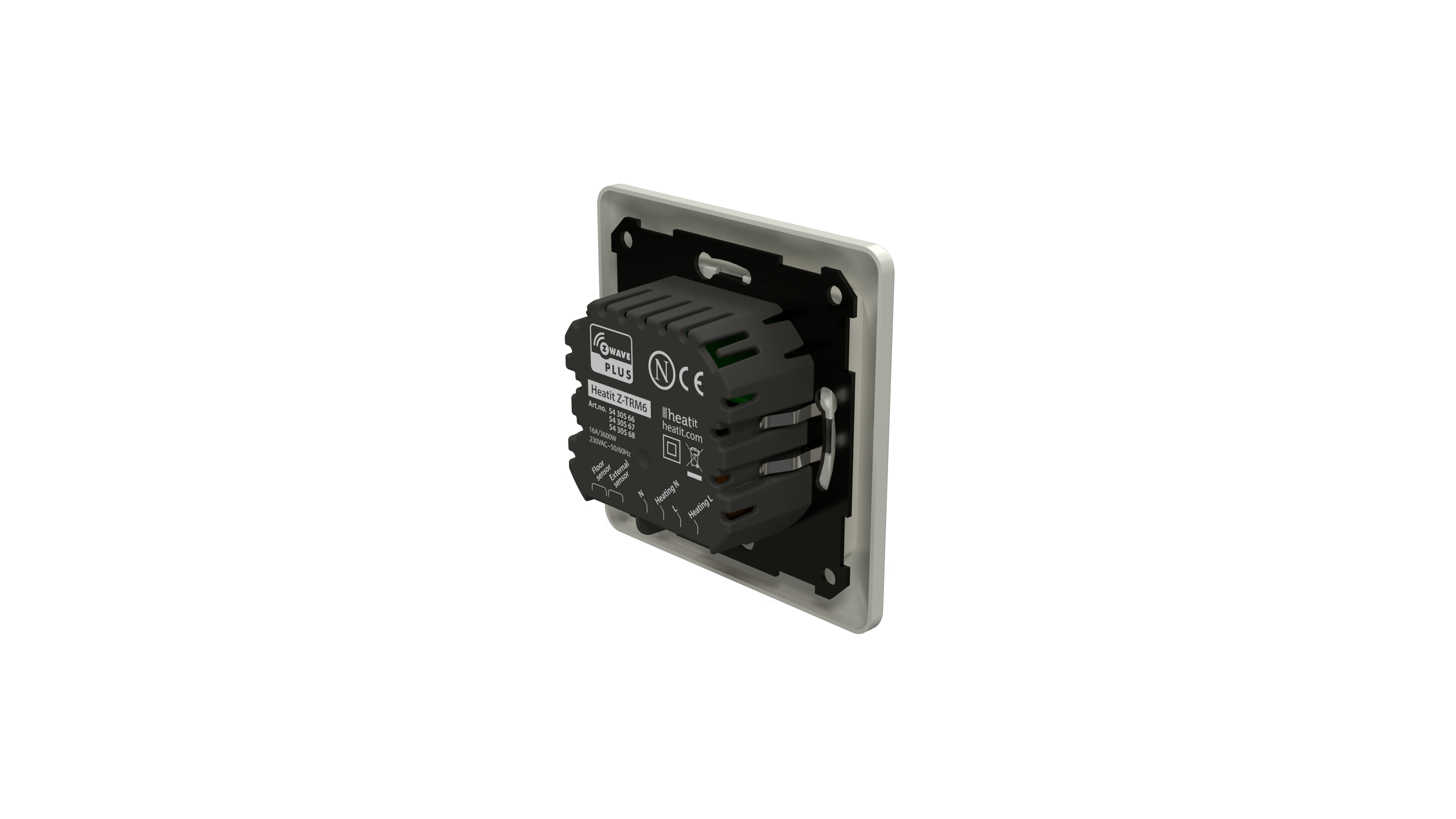 Heatit Z-TRM6 Thermostat Z-Wave 800er Serie (Weiß RAL 9010)
