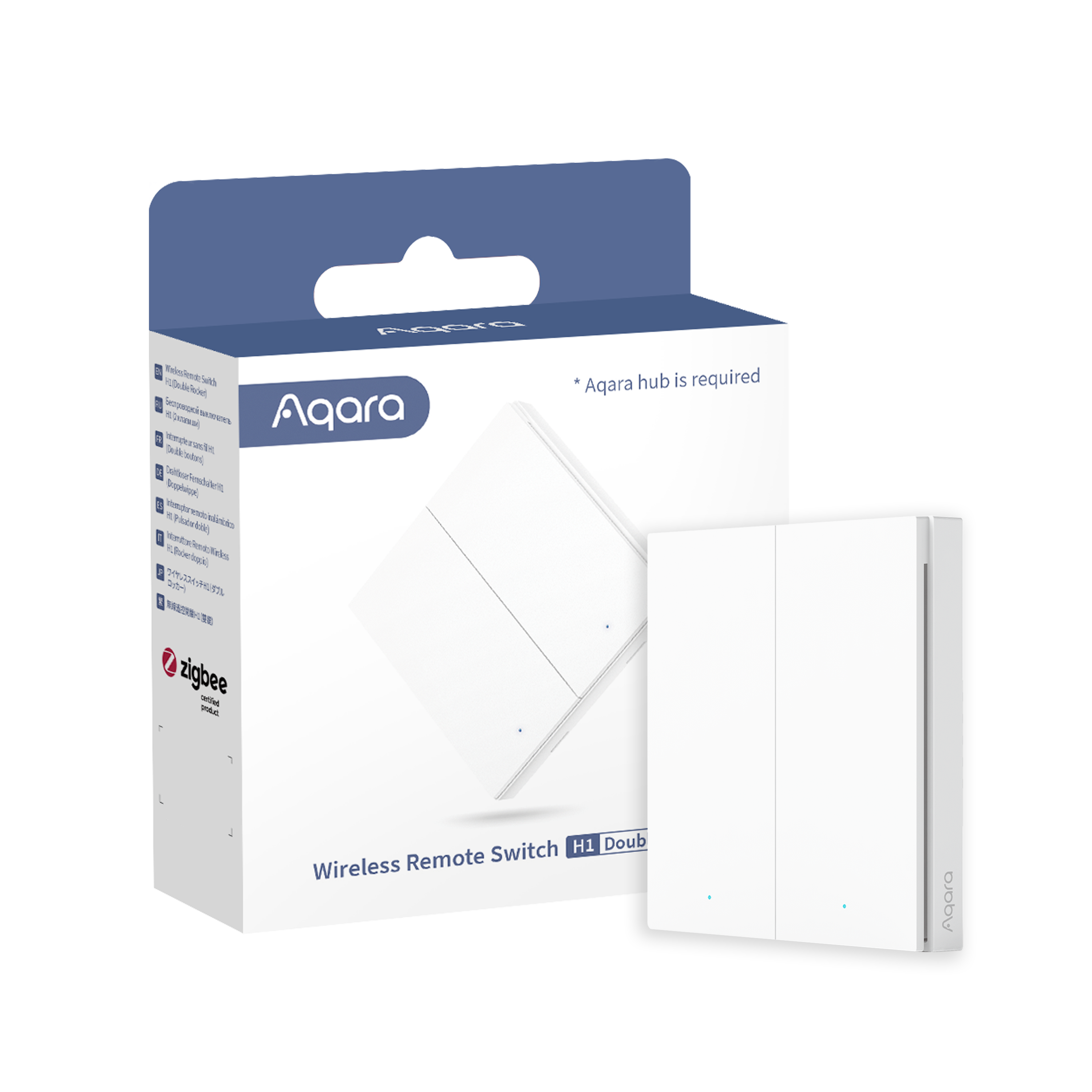 Aqara Wireless Remote Switch H1 Weiß Doppelschalter (Zigbee)