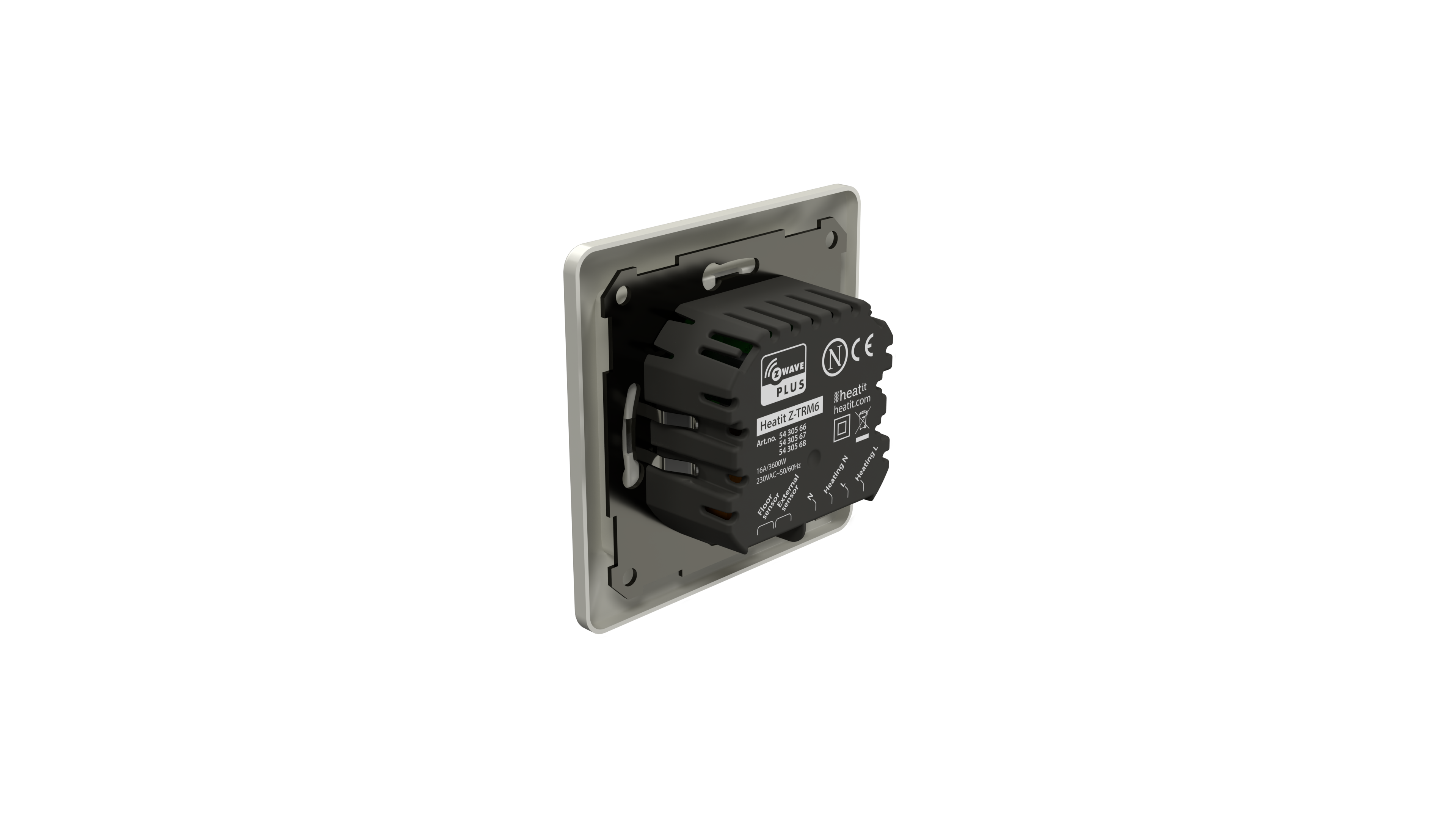 Heatit Z-TRM6 Thermostat Z-Wave 800er Serie (Weiß RAL 9010)