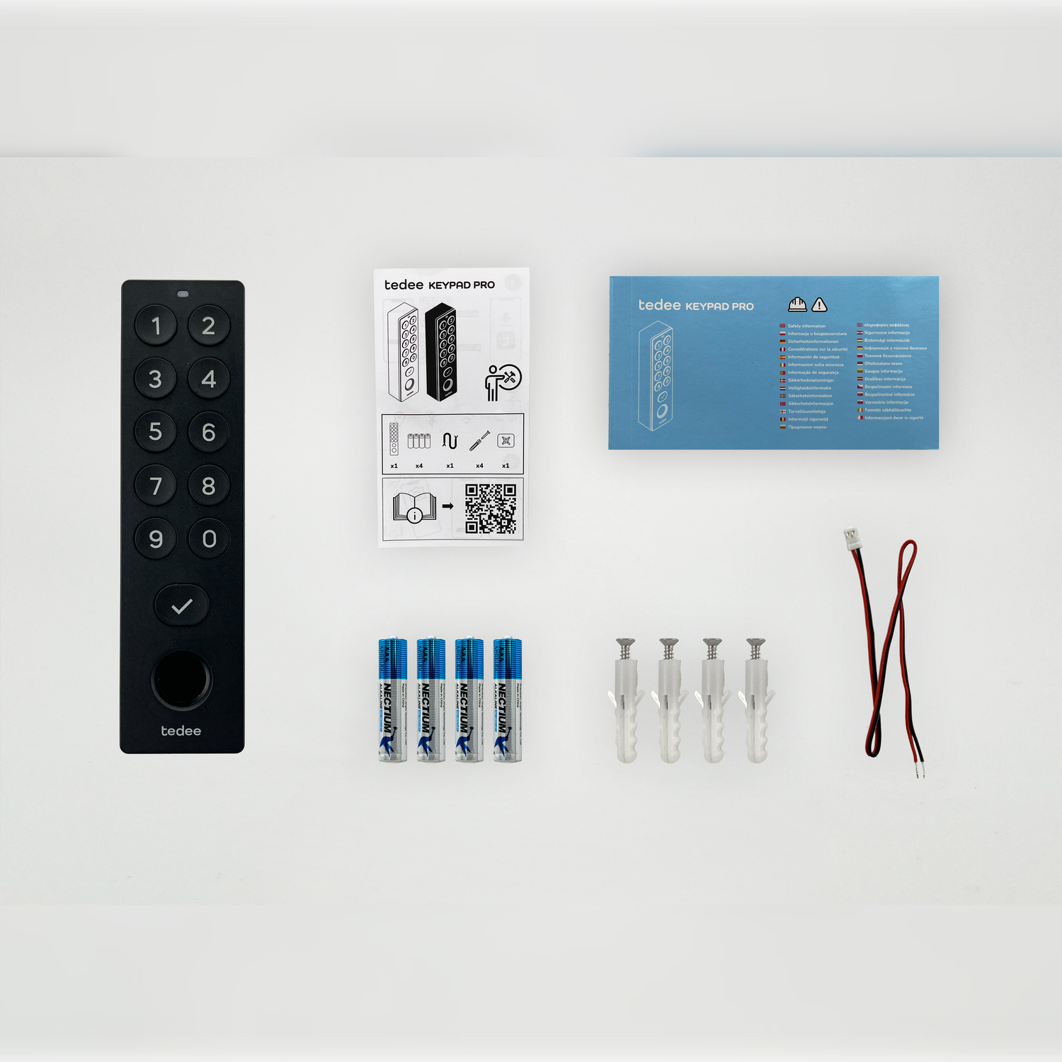 tedee Keypad Pro Schwarz (Bluetooth)