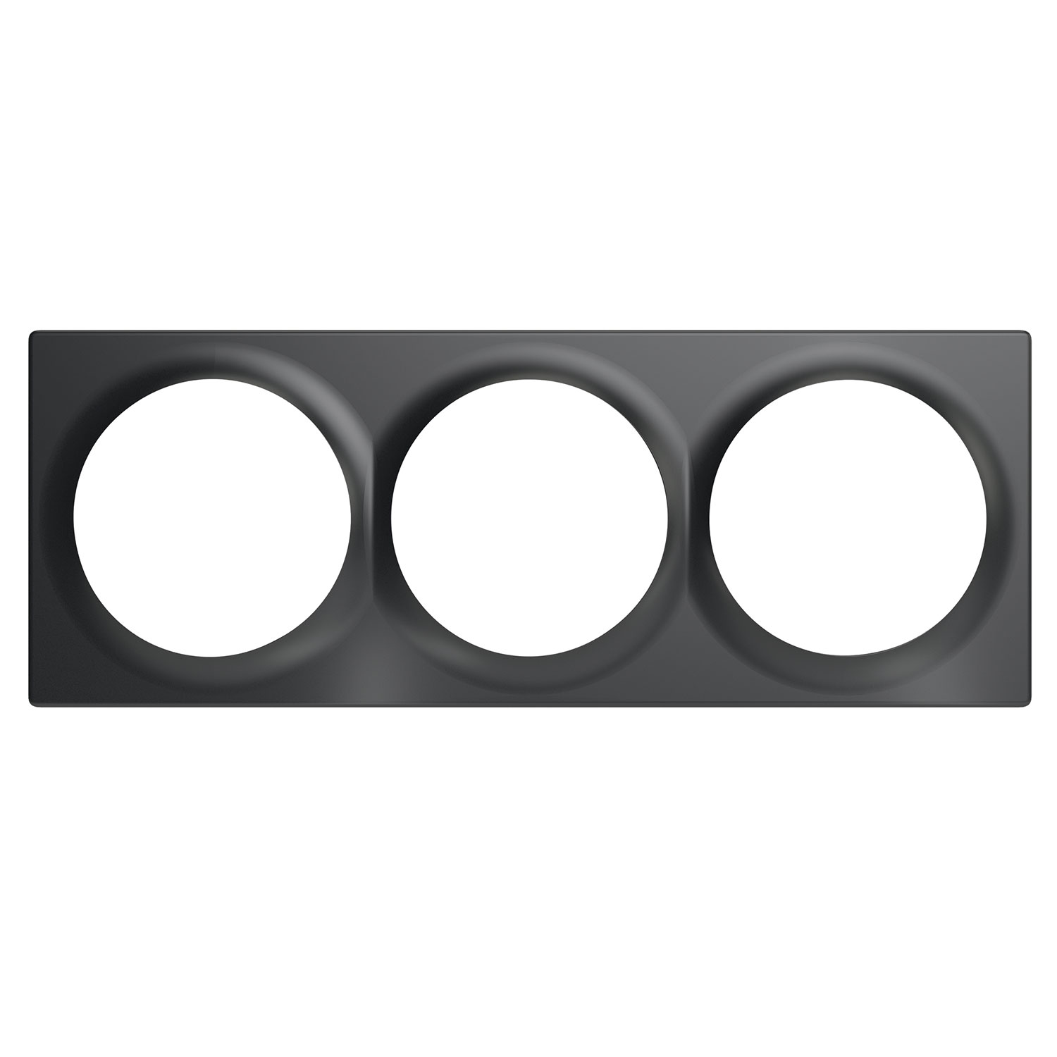 FIBARO Dreifach-Abdeckplatte für Geräte der Walli-Serie.